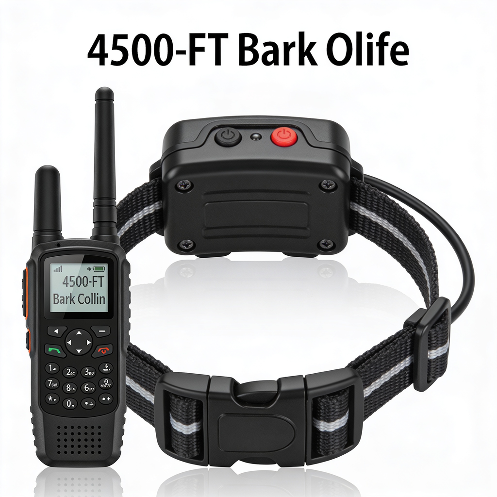 cataccessori Адказ Gemini2 in 1 Dog Bark and Shock Collar - 4500FT Bark Collar with Remote, Voiceprint Recognition, Beep/Vibration/Shock Modes, 8 Sensitivity Levels, IP67 Waterproof, Portable Training Collar for 5-120lbs Dogs